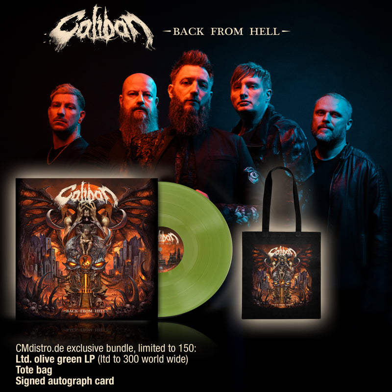 Caliban - Back From Hell (Ltd. olive green LP & Totebag & Signed Autograph Card) Century Media Records Germany 59613