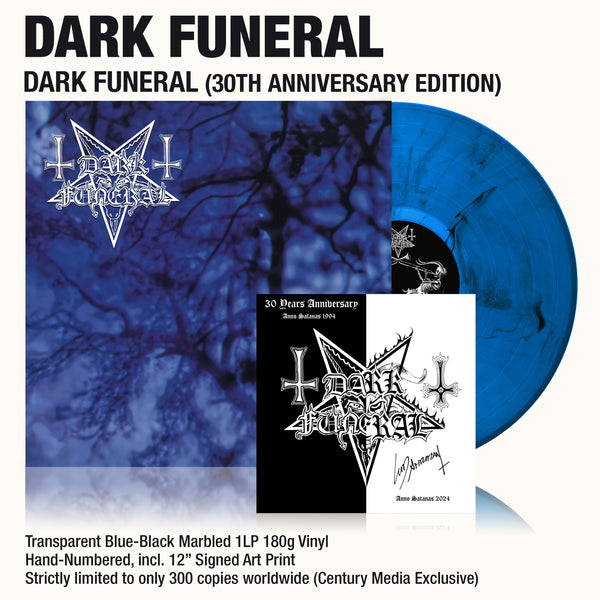 Dark Funeral - Dark Funeral (30th Anniversary Edition) (Ltd. transp. blue-black marbled LP & LP-Booklet) Century Media Records Germany  59477